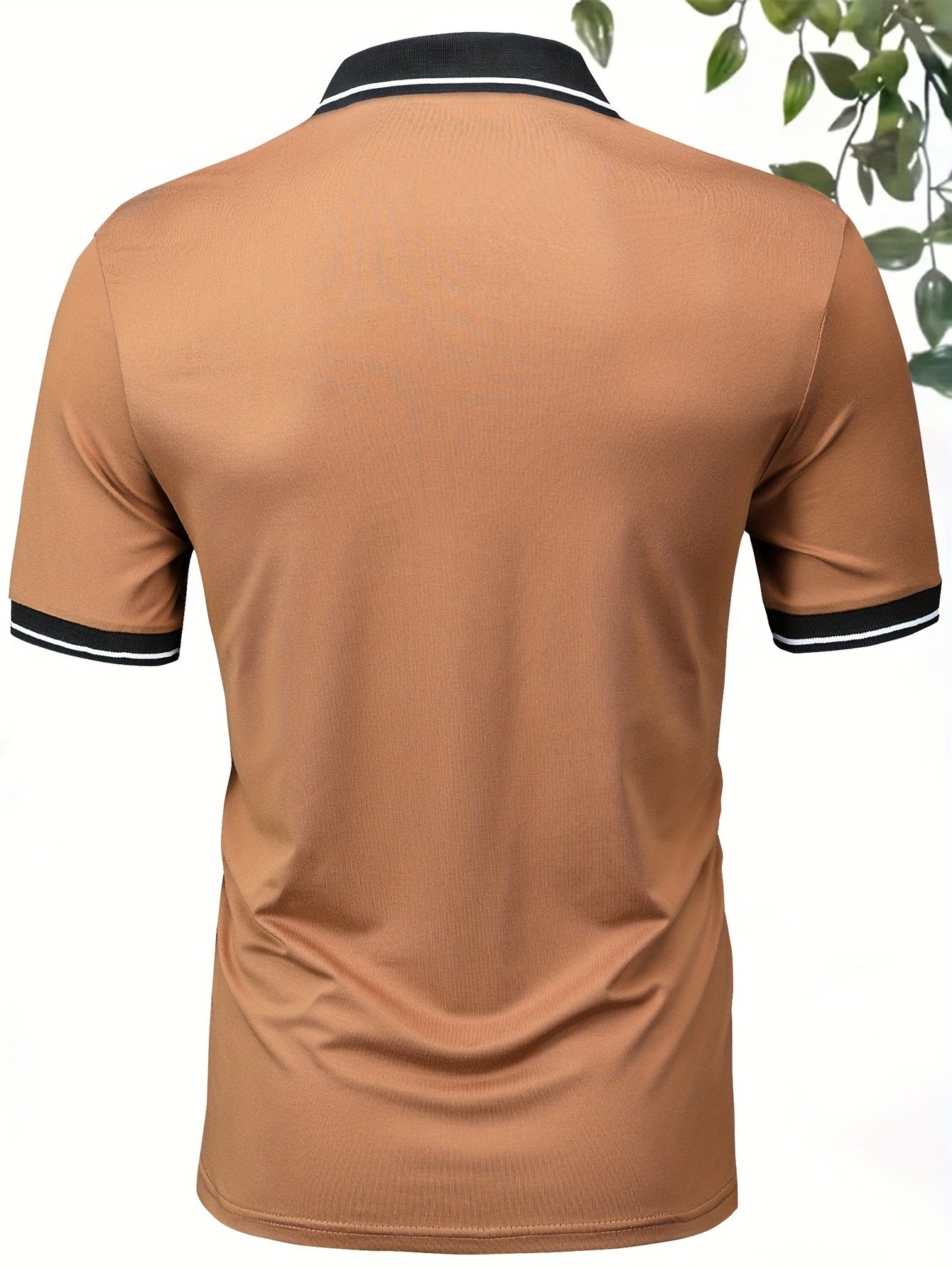 3Pcs Breathable Regular Fit Golf Shirt, Men’s Casual V-Neck T-Shirt Short Sleeve For Summer, Men’s Clothing - Image 11
