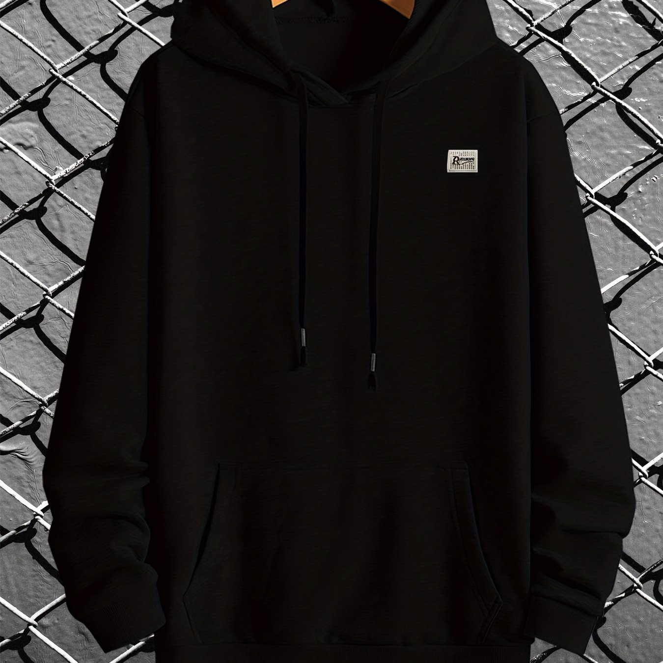 Men’s Long Sleeve Pattern Print, Hoodies Street Casual Sports And Fashionable With Kangaroo Pocket Sweatshirt, Suitable For Outdoor Sports, For Autumn And Winter, Fashionable And Versatile - Image 2