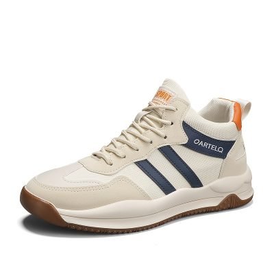 Men’s Wear-resistant Sneakers – Athletic Shoes – Breathable Lace-ups