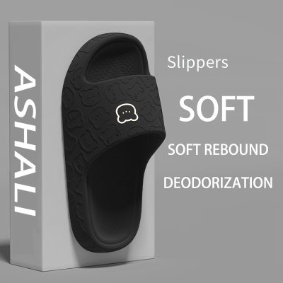 Unisex Open Toe Breathable Soft Sole Slippers, Comfy Non Slip Casual EVA Slides For Men’s & Women’s Indoor Outdoor Activities