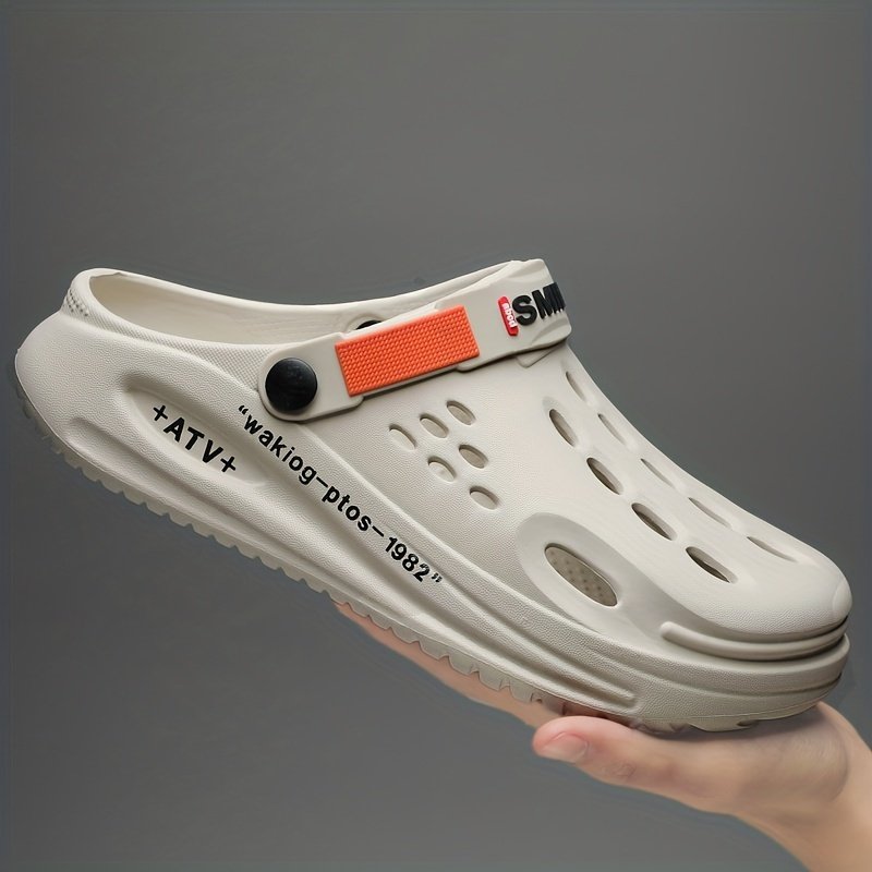 Men’s Clogs, Slip-on Closed Toe Sandals, Soft Sole Walking Shoes, Outdoor Garden Shoe Beach Sandals - Image 10