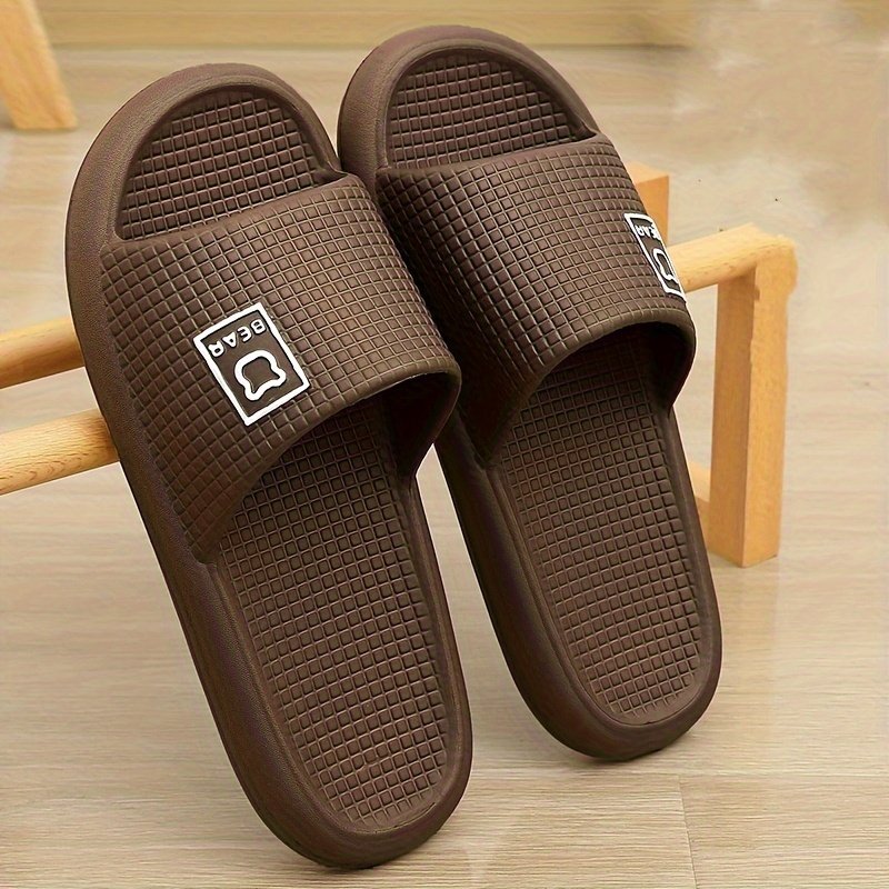 Unisex Solid Colour Open Toe Breathable Slippers, Comfy Non Slip Durable EVA Slides For Men & Women - Image 13