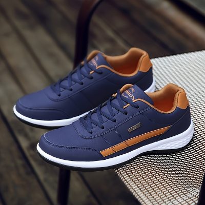Men’s Casual Comfortable Sneakers, Lightweight Durable Anti-Slip Sneakers, Street Style Trendy Shoes For Daily Wear