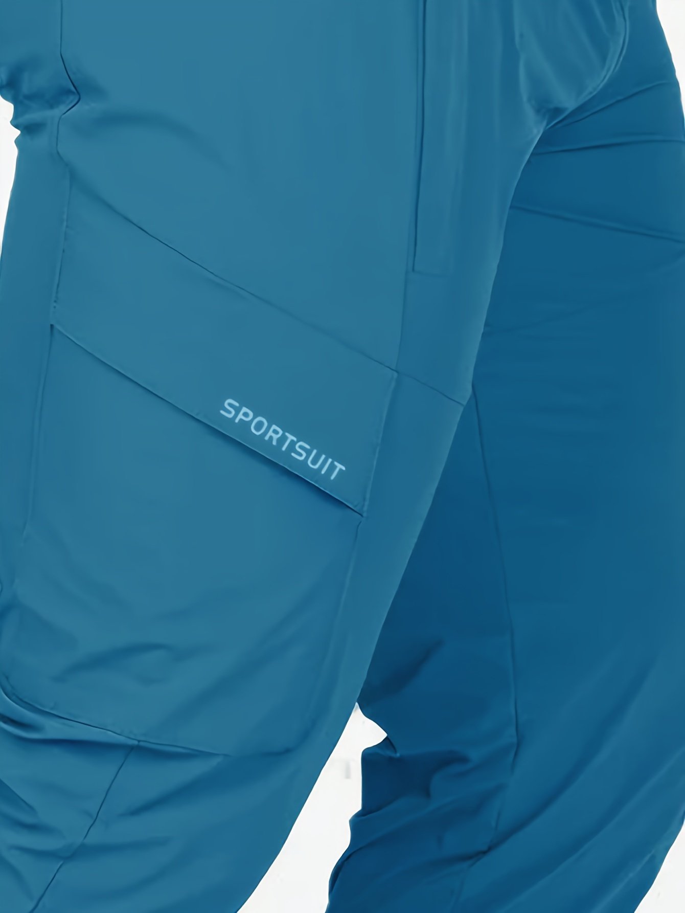 Men??s Solid Color And Letter Print Sports Pants With Drawstring And Pockets, Casual And Chic Trousers For All Seasons Sports And Outdoors Activities - Image 10
