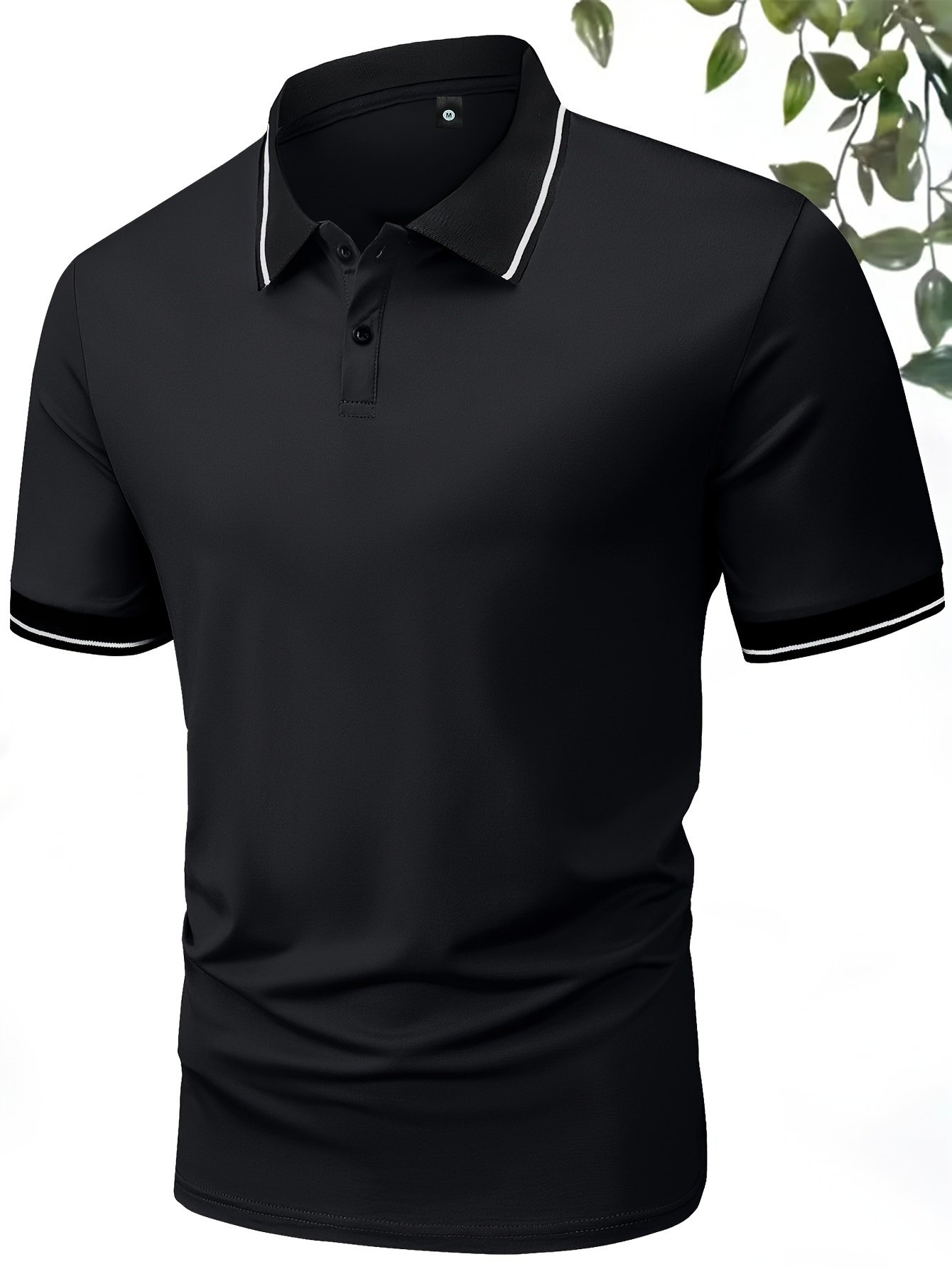 3Pcs Breathable Regular Fit Golf Shirt, Men’s Casual V-Neck T-Shirt Short Sleeve For Summer, Men’s Clothing - Image 8