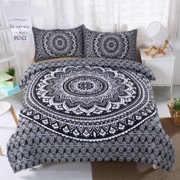 2/3-Piece Multi-Color Bohemian Mandala Duvet Cover Set - Image 31