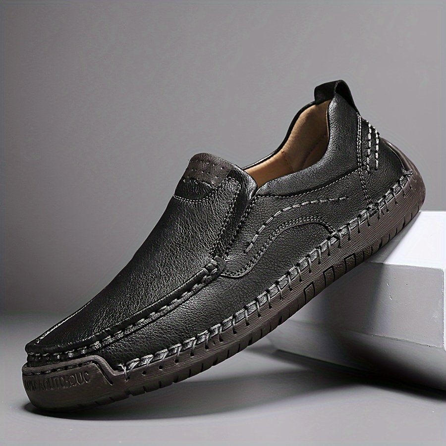 Men??s Stitching Casual Loafers, Breathable Wear-resistant Anti-skid Slip On Shoes For Outdoor Walking Driving, Spring Summer And Autumn - Image 4
