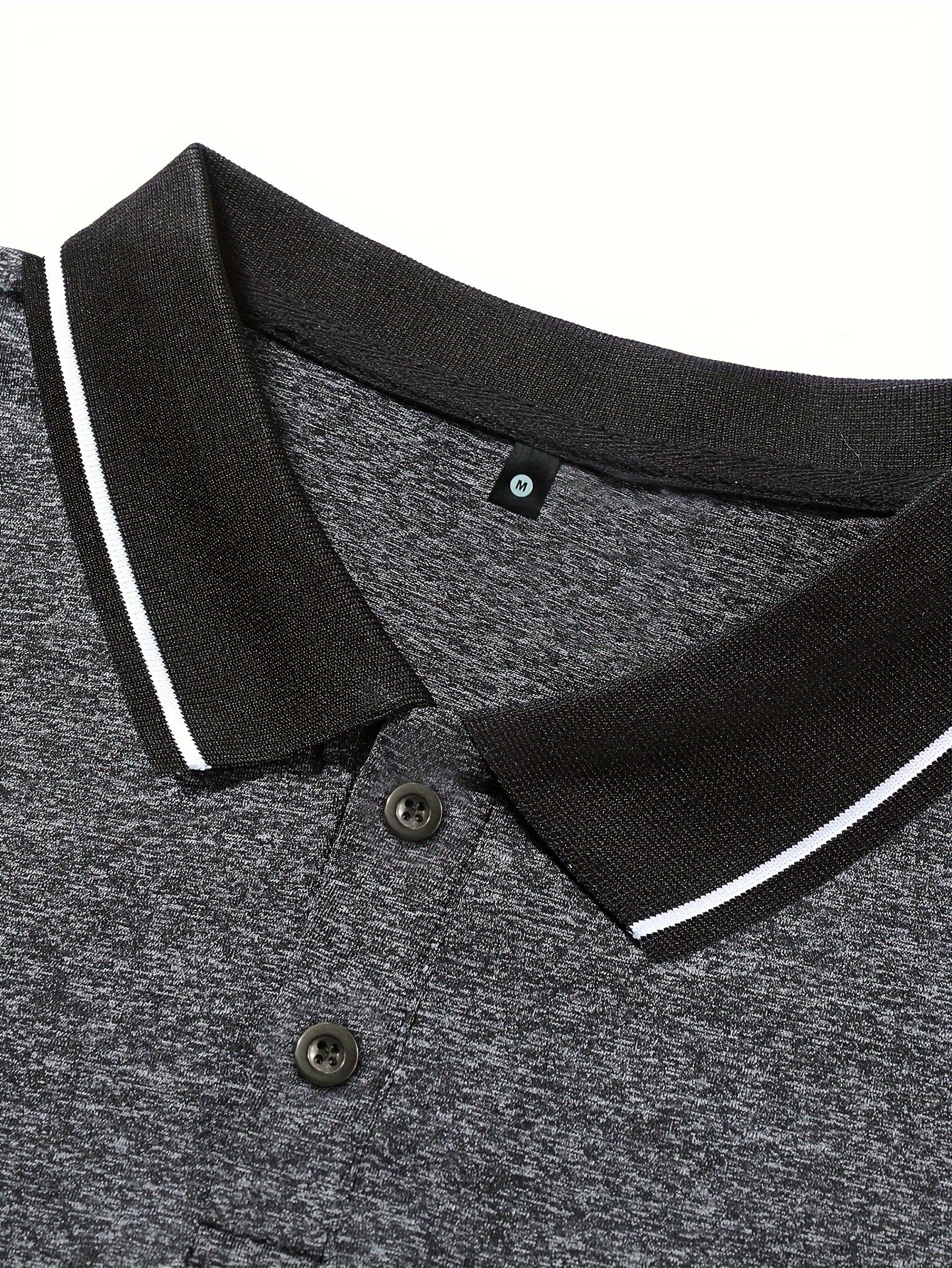 3Pcs Breathable Regular Fit Golf Shirt, Men’s Casual V-Neck T-Shirt Short Sleeve For Summer, Men’s Clothing - Image 14