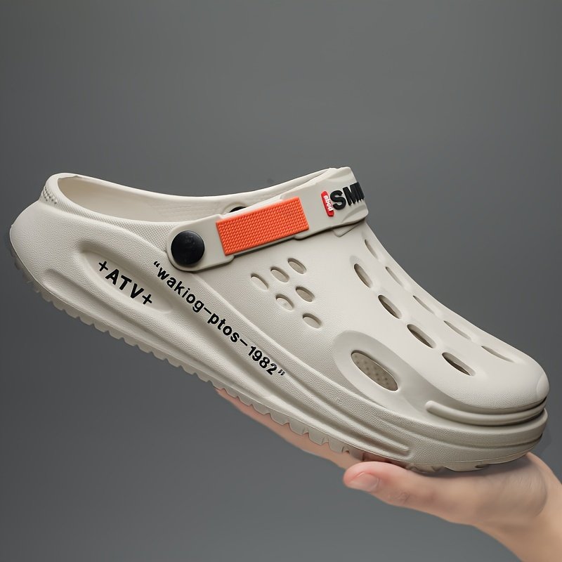Men’s Clogs, Slip-on Closed Toe Sandals, Soft Sole Walking Shoes, Outdoor Garden Shoe Beach Sandals - Image 17