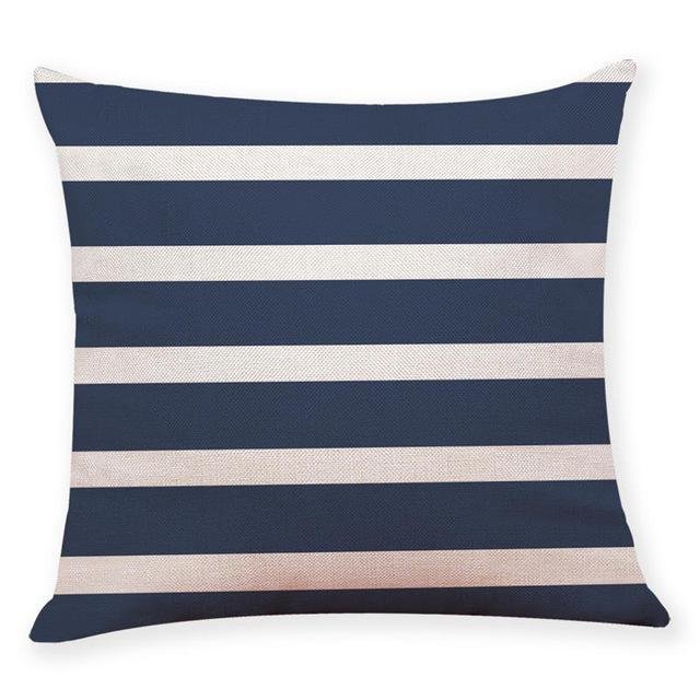 18?? Blue / Green Geometric Pattern Throw Pillow Cover - Image 12
